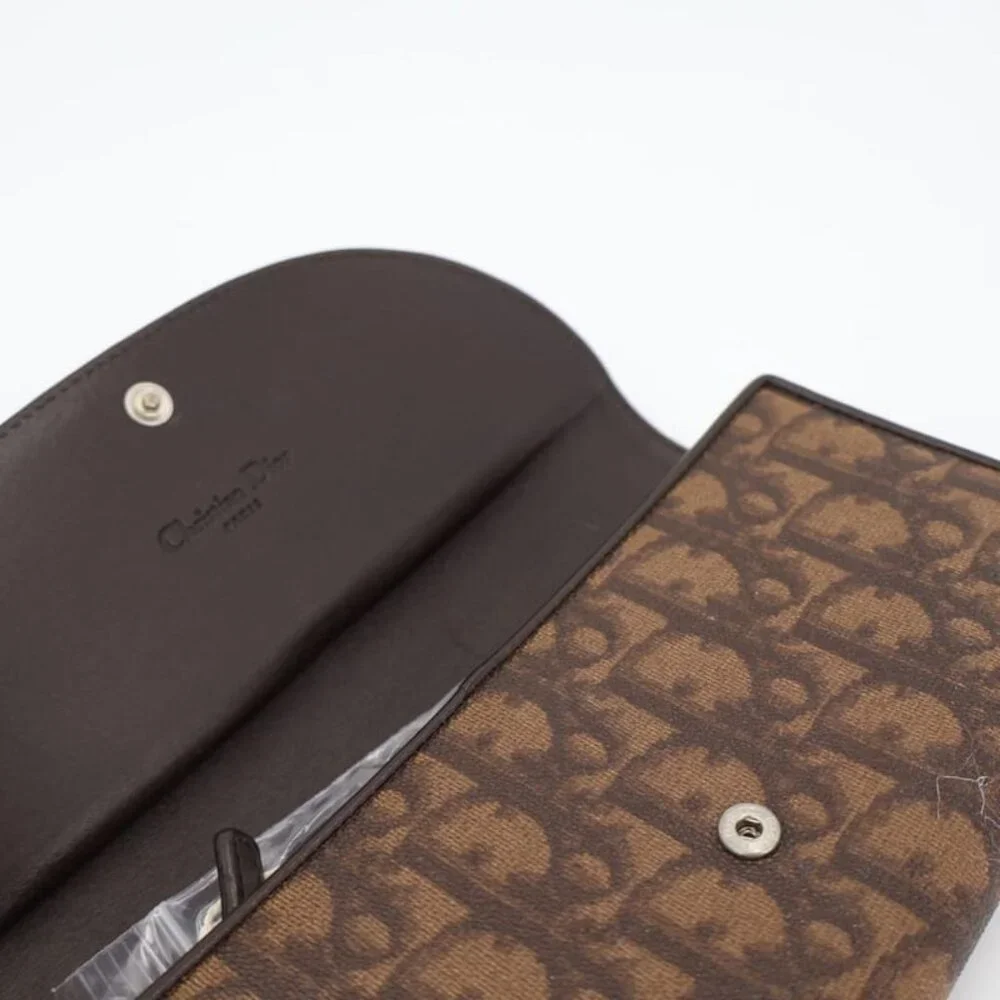 Christian Dior Long Wallet Brand Wallet With Zipper